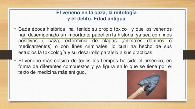 Historia de la toxicologia