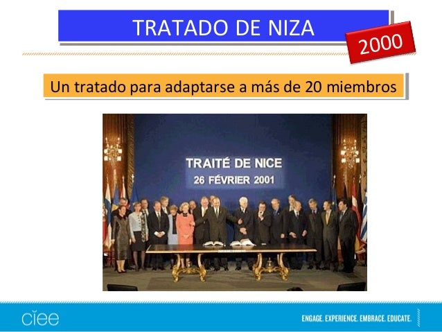 Resultado de imagen de tratado de Niza