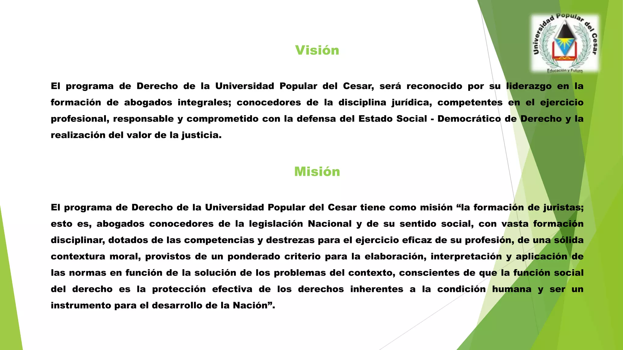 Historia de la universidad popular del cesar | PPT