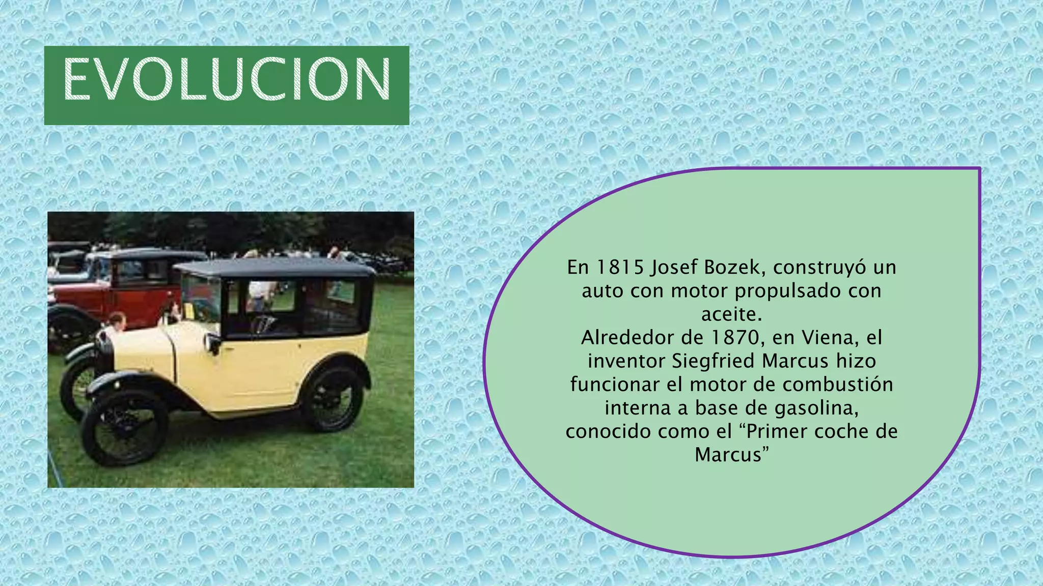 Historia del automovilismo PPT