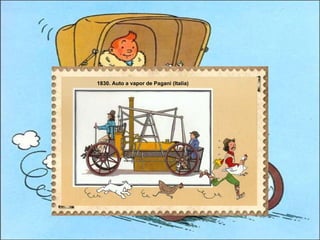 1830. Auto a vapor de Pagani (Italia)  