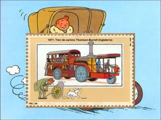 1871. Tren de camino Thomson-Burrell (Inglaterra)  