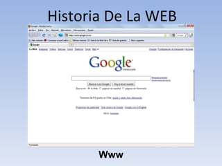 Historia De La Web
