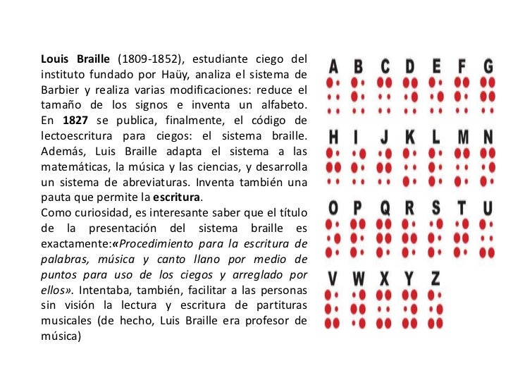 Historia del braille