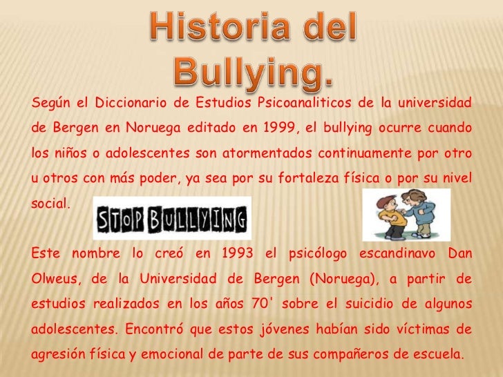Cuando Fue El Primer Caso De Bullying