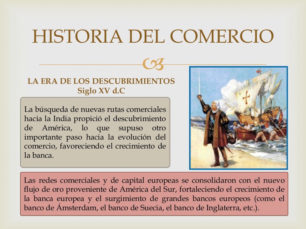 Historia del comercio