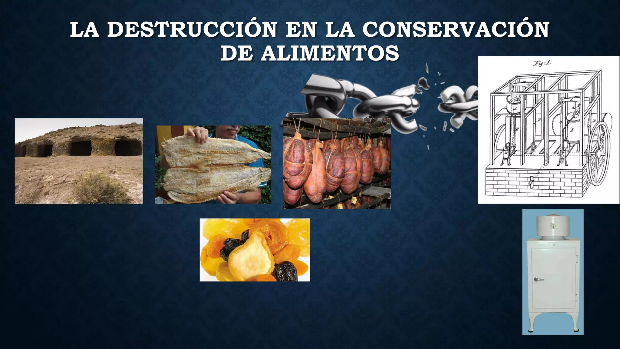 LA DESTRUCCIÓN EN LA CONSERVACIÓN
DE ALIMENTOS
 