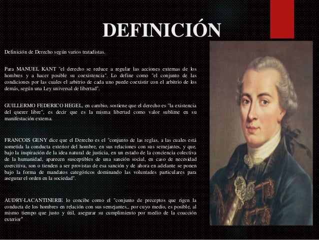 Que Es El Derecho Según Autores
