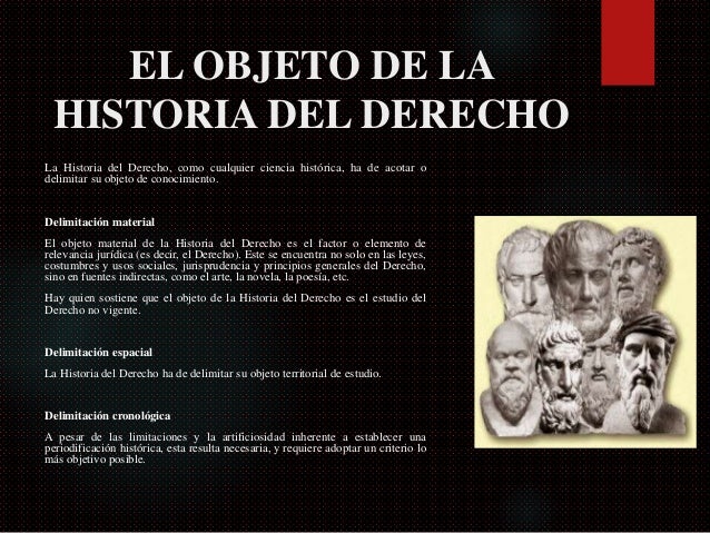 Historia del derecho