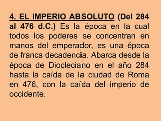 Historia del Derecho Romano Parte I | PPTX