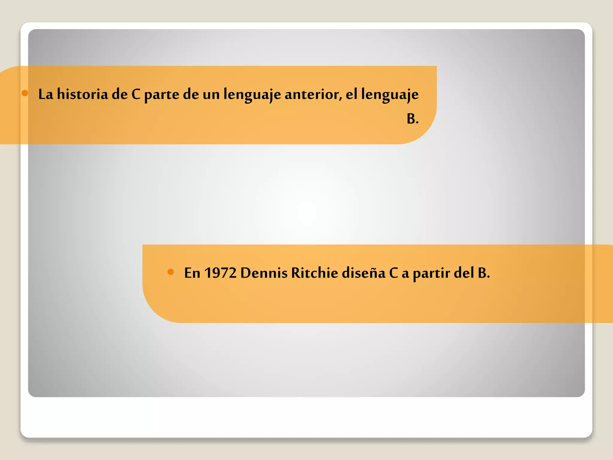 Historia del desarrollo del lenguaje C, C++, C# | PPTX