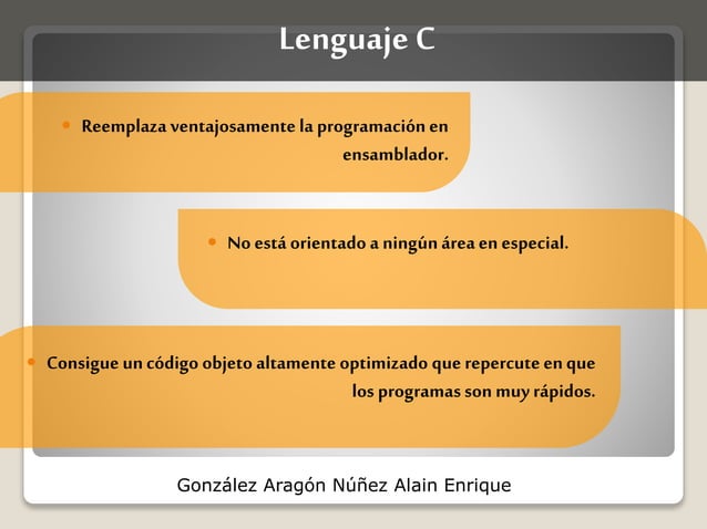Historia del desarrollo del lenguaje C, C++, C# | PPTX