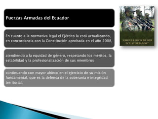 Historia  del ejercito ecuatoriano