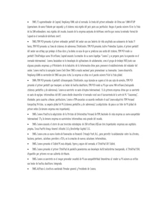 Historia de lenovo | DOCX
