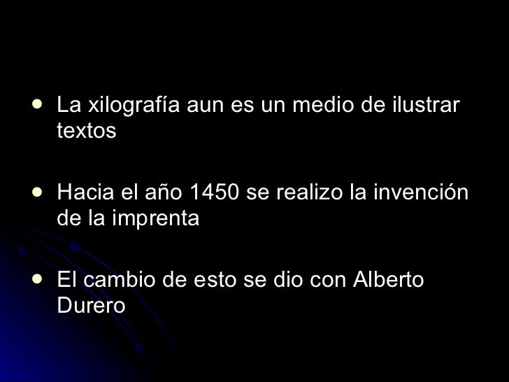 Historia del grabado Slide 13