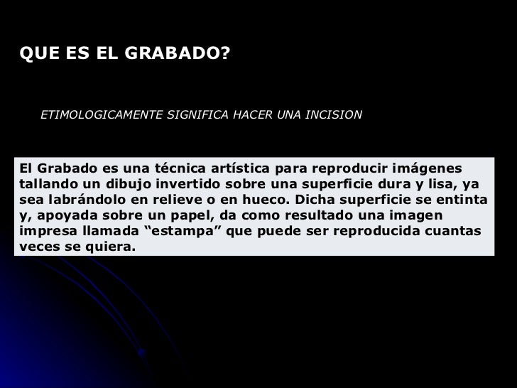 Historia del grabado Slide 2