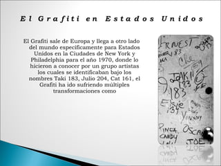 Historia del Grafiti