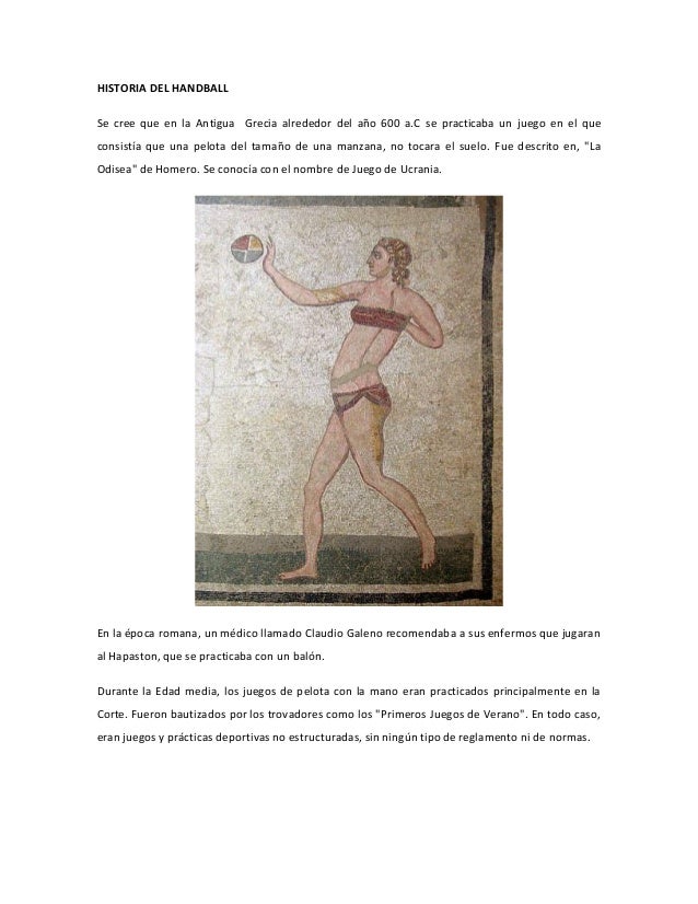 Historia del handball