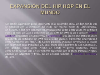 Historia del hip hop | PPTX