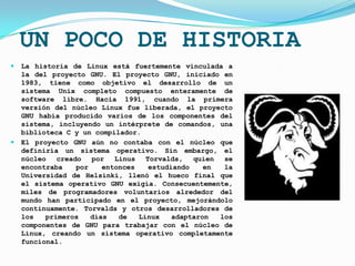 Historia de linux | PPTX