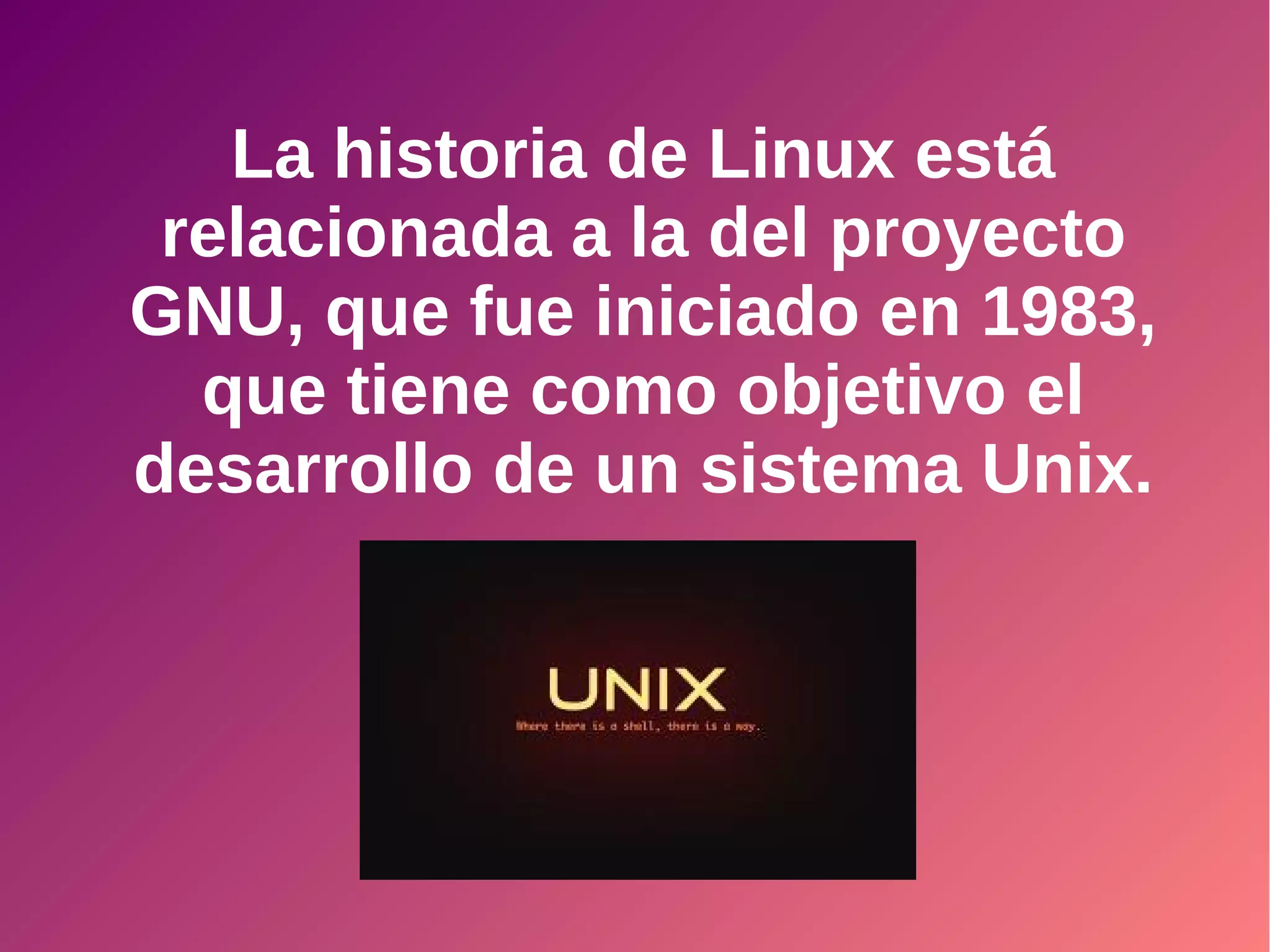 Historia de linux | ODP