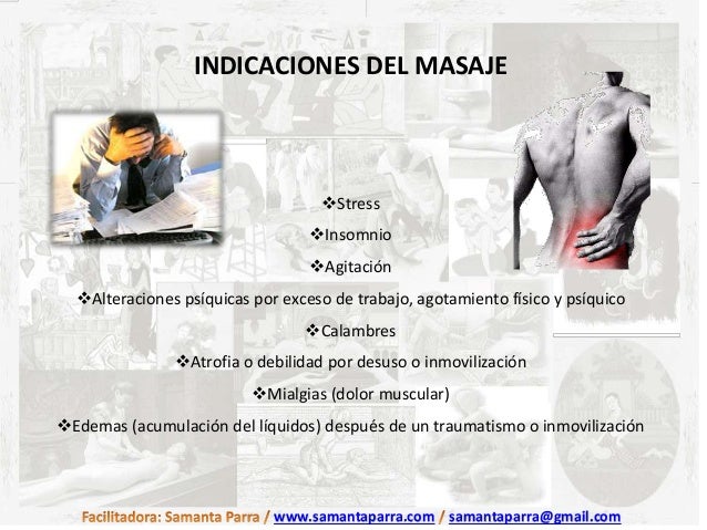 Indicaciones Y Contraindicaciones Del Masaje Terapeutico 2025