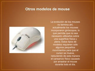 Historia del mouse y su evolucion | PPTX