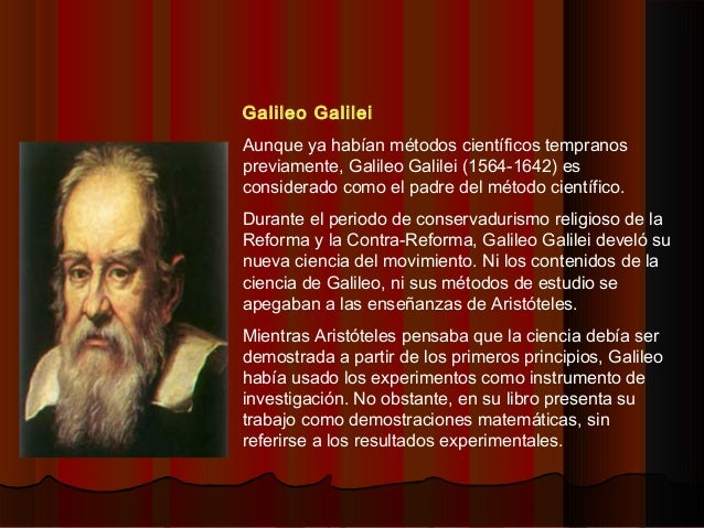Historia del método científico