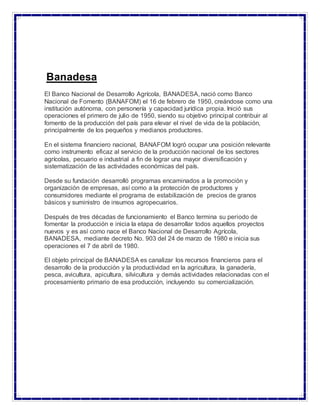 Historia de la banca nacional de Honduras Instituto Carlos Roberto ...