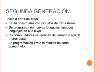 Eran programadas en lenguaje de máquina. 