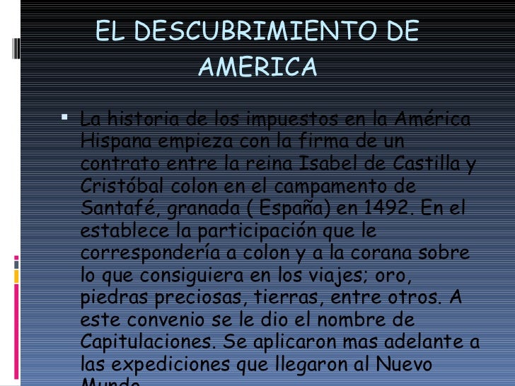 Historia de los impuestos en colombia