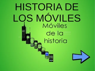 HISTORIA DE
LOS MÓVILES

 