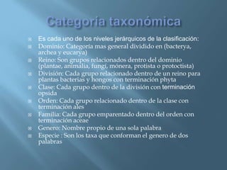 Historia de los sistemas de clasificación de los seres vivos | PPTX