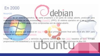Historia de los sistemas operativos | PPTX