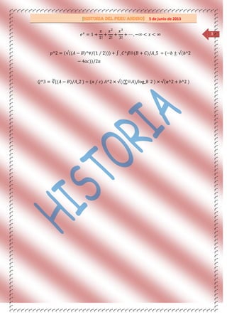 [HISTORIA DEL PERU ANDINO] 5 de junio de 2013
3
 