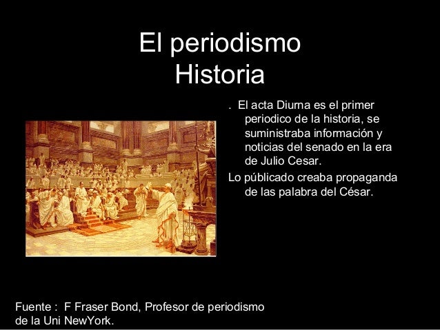 Historia del periodismo mundial
