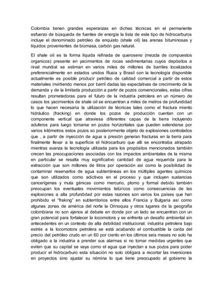 Historia del petróleo en colombia | DOCX