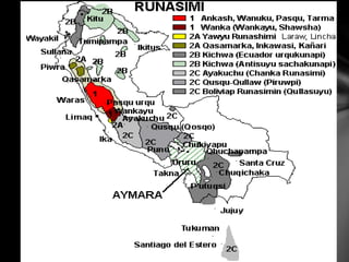 Historia del quechua.