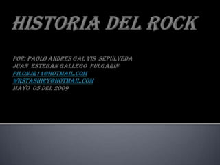 Historia Del Rock