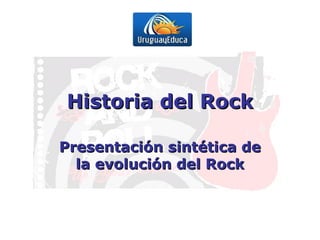 Historia del Rock

Presentación sintética de
  la evolución del Rock
 