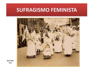 SUFRAGISMO FEMINISTA
NEW YORK
1913
 