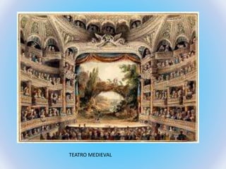 TEATRO MEDIEVAL 
 