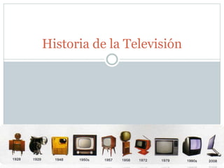 Historia de la Televisión
 