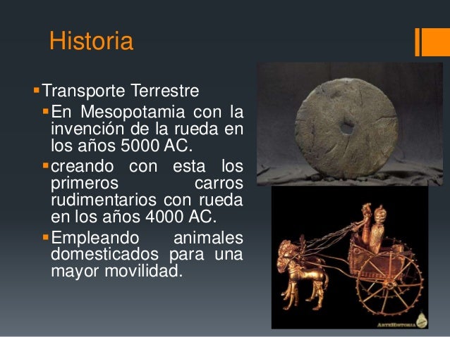 Historia del transporte