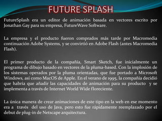 Historia de macromedia flash | PPTX