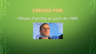 •Shawn Fanning en junio de 1999.

 
