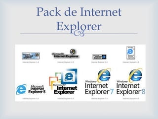 Pack de Internet
   Explorer
      
 
