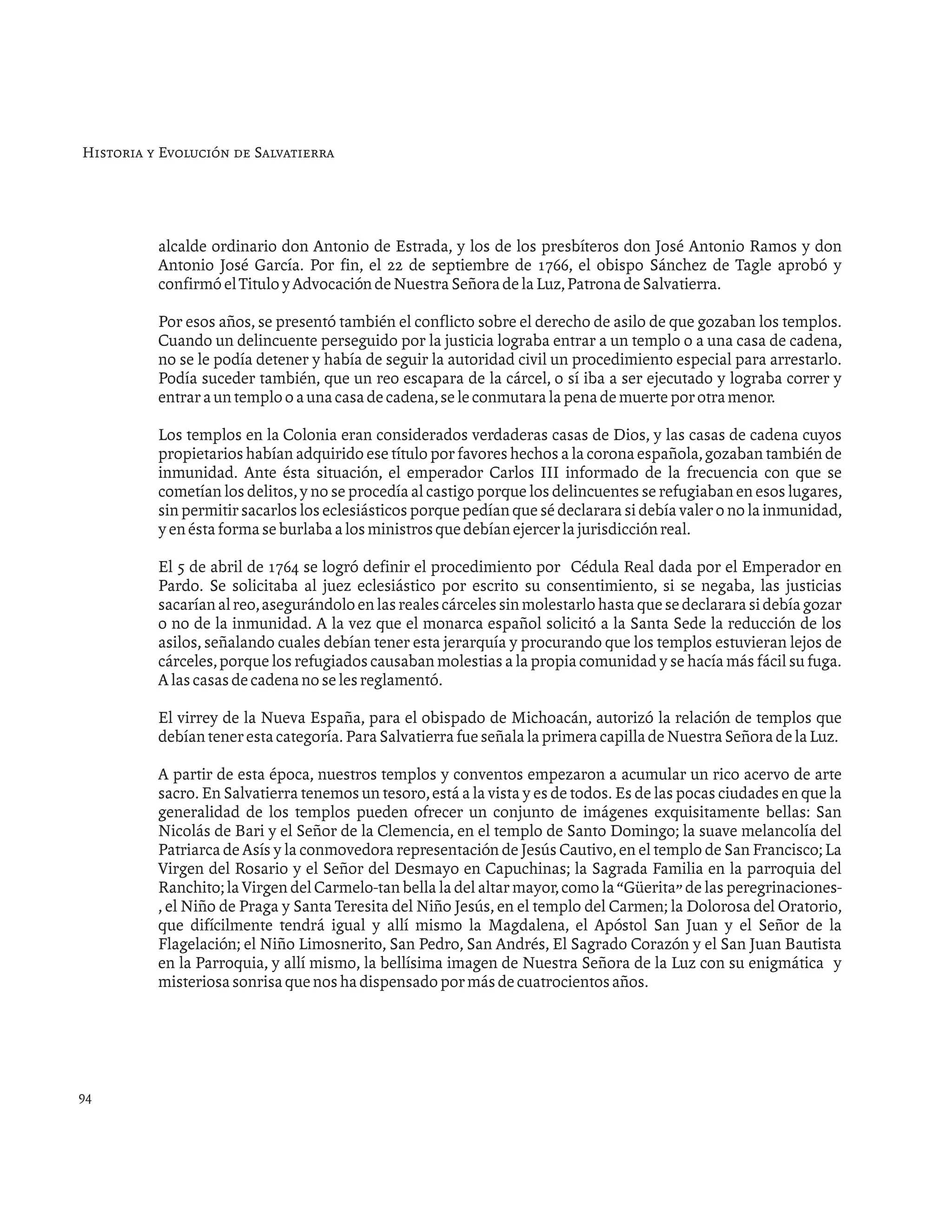 Historia de salvatierra