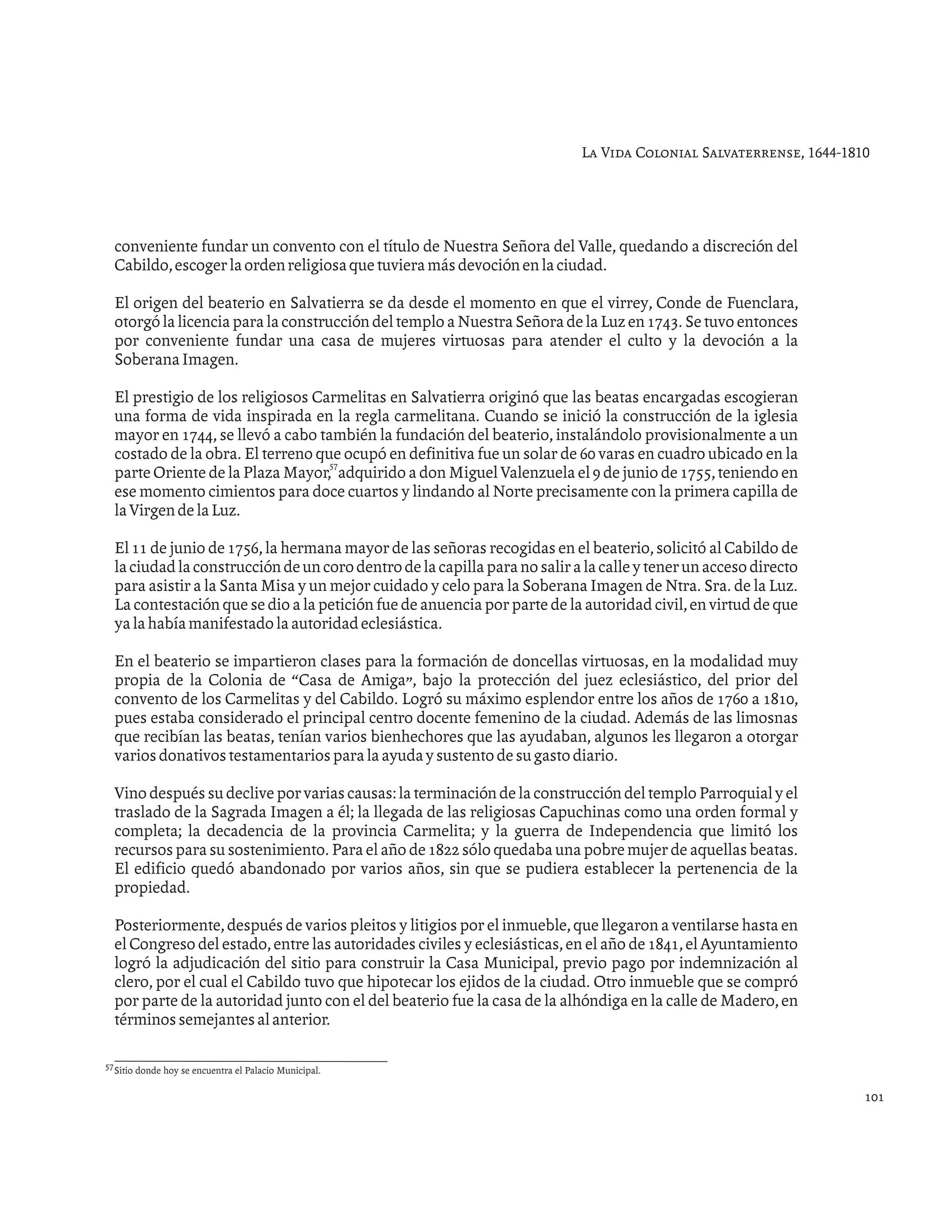 Historia de salvatierra