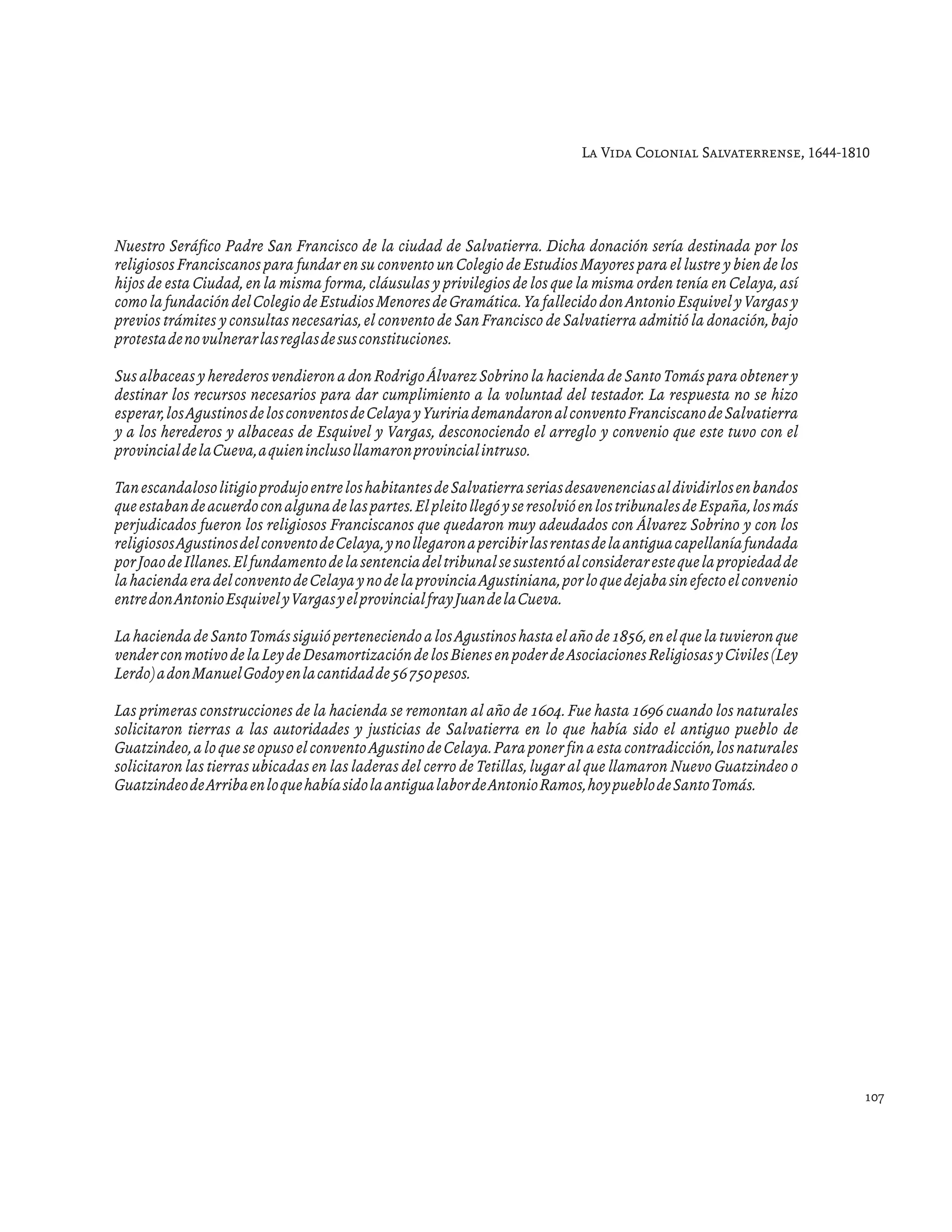 Historia de salvatierra